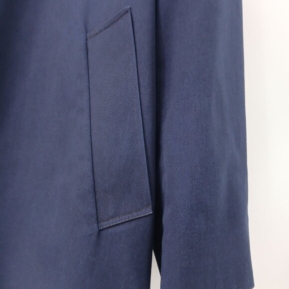 Vintage Aquascutum Aqua 5 Trench Coat in Navy Blue - Picture 11 of 15